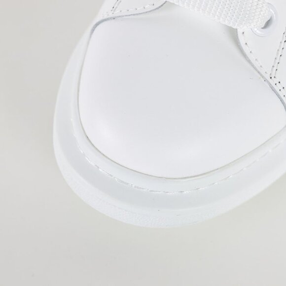 Alexander Mcqueen White Heel Height-Enhancing Casual Grey Men's Sneakers - Picture 5 of 7